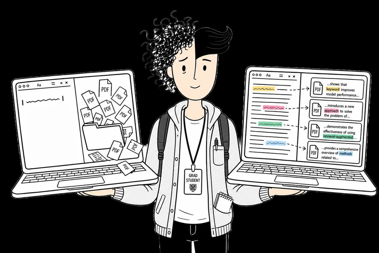 Flowing writing with your own papers